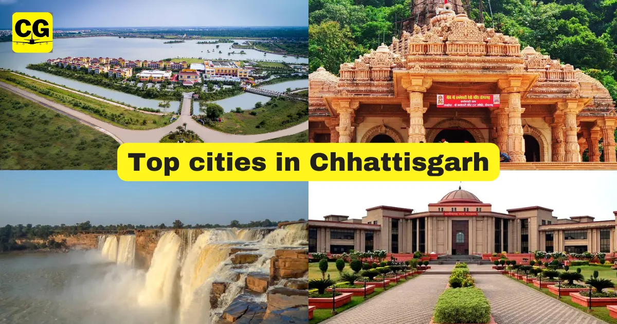 Top 10 cities in Chhattisgarh